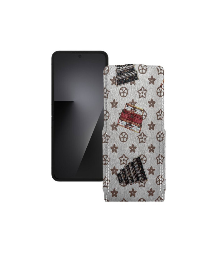 Чохол-флип з екошкіри для телефону Samsung Galaxy Z Flip7 FE (F761)