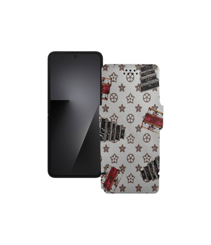 Чохол-книжка з екошкіри для телефону Samsung Galaxy Z Flip7 FE (F761)