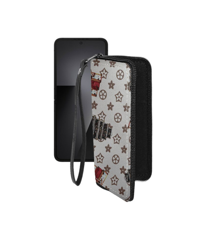 Чохол-гаманець з екошкіри для телефону Samsung Galaxy Z Flip7 FE (F761)