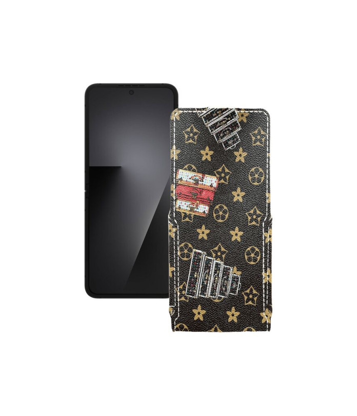 Чохол-флип з екошкіри для телефону Samsung Galaxy Z Flip7 FE (F761)