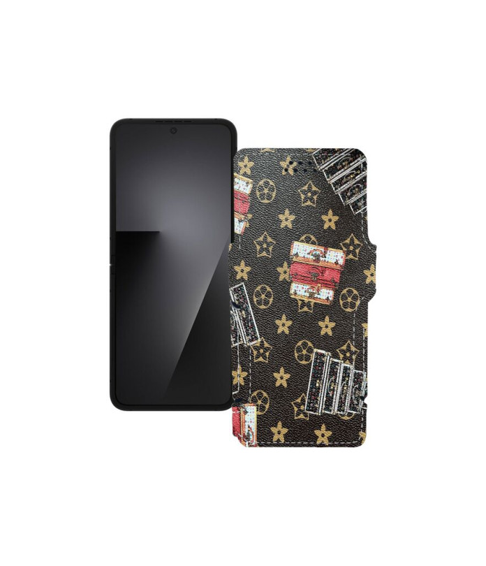 Чохол-книжка з екошкіри для телефону Samsung Galaxy Z Flip7 FE (F761)