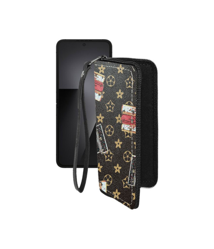 Чохол-гаманець з екошкіри для телефону Samsung Galaxy Z Flip7 FE (F761)