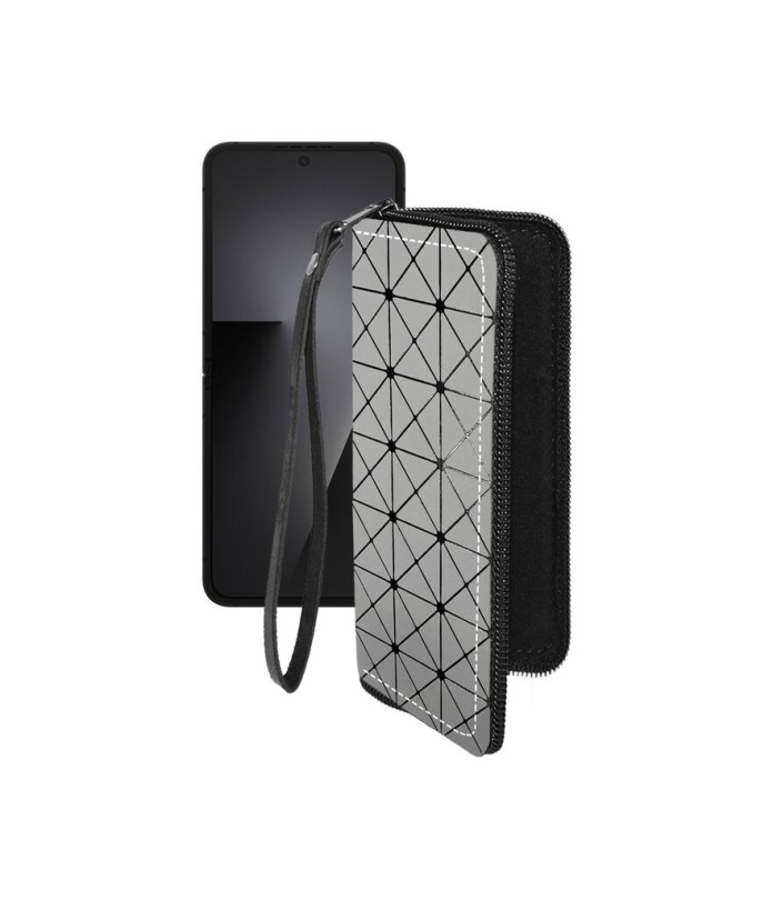 Чохол-гаманець з екошкіри для телефону Samsung Galaxy Z Flip7 FE (F761)