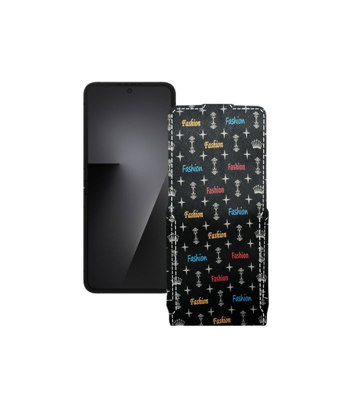 Чохол-флип з екошкіри для телефону Samsung Galaxy Z Flip7 FE (F761)