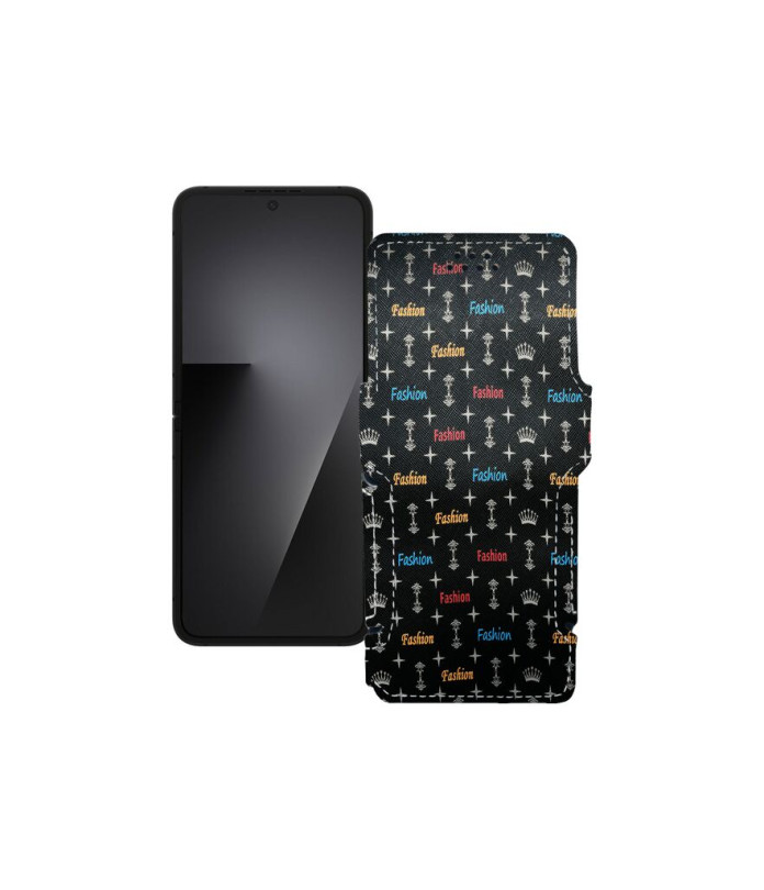 Чохол-книжка з екошкіри для телефону Samsung Galaxy Z Flip7 FE (F761)