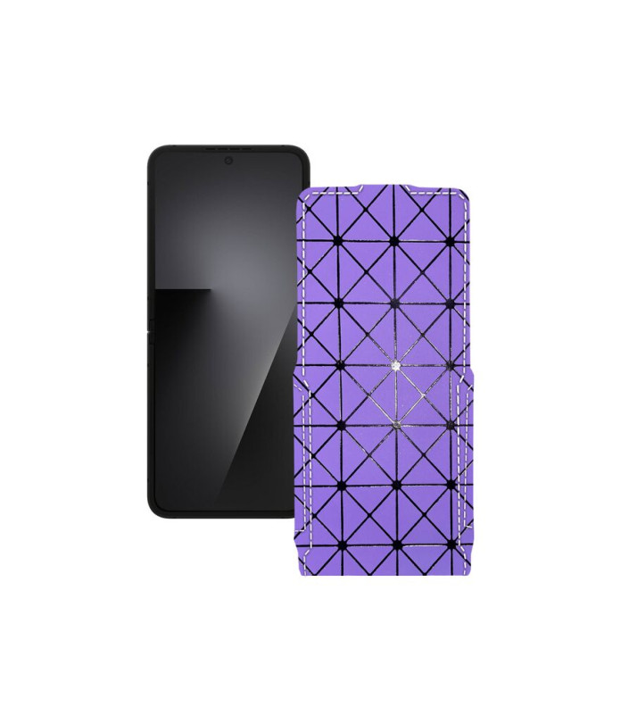 Чохол-флип з екошкіри для телефону Samsung Galaxy Z Flip7 FE (F761)