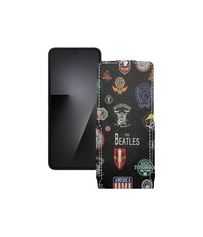 Чохол-флип з екошкіри для телефону Samsung Galaxy Z Flip7 FE (F761)