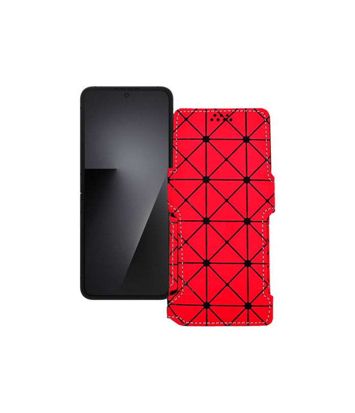 Чохол-книжка з екошкіри для телефону Samsung Galaxy Z Flip7 FE (F761)