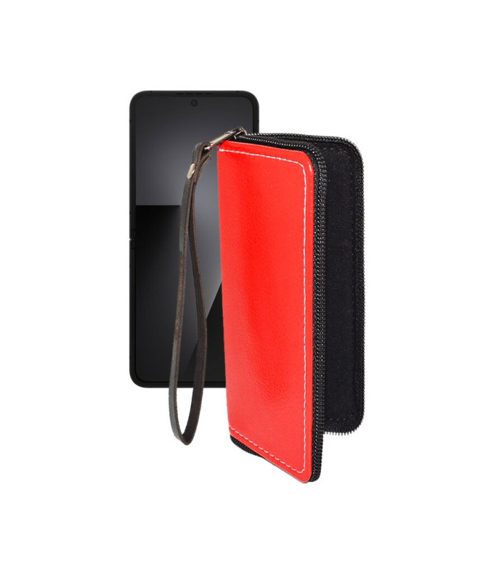 Чохол-гаманець з екошкіри для телефону Samsung Galaxy Z Flip7 FE (F761)