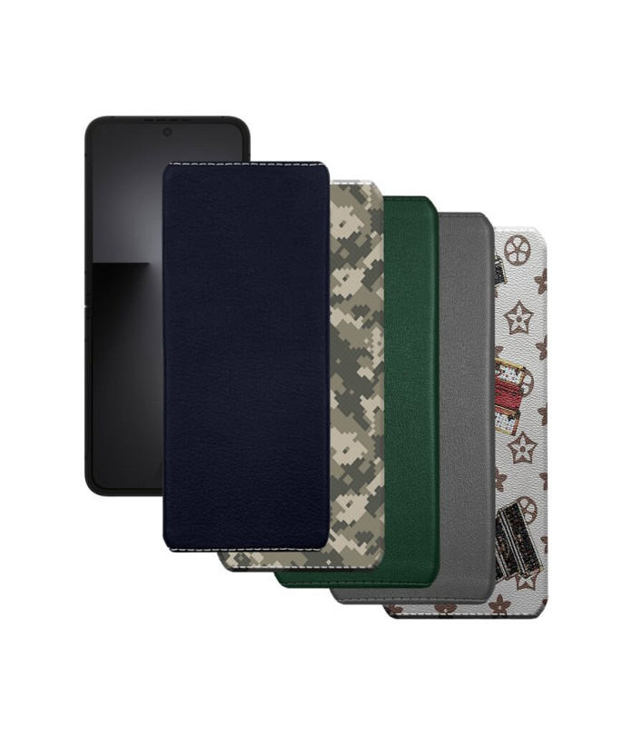 Накладка з екошкіри для телефону Samsung Galaxy Z Flip7 FE (F761)