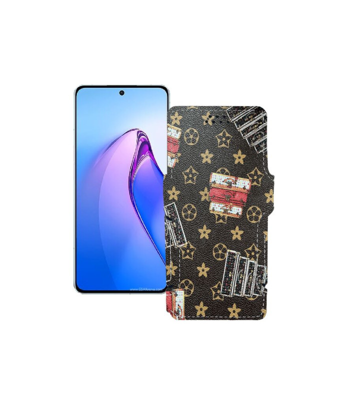 Чохол-книжка з екошкіри для телефону OPPO Reno 8 Pro