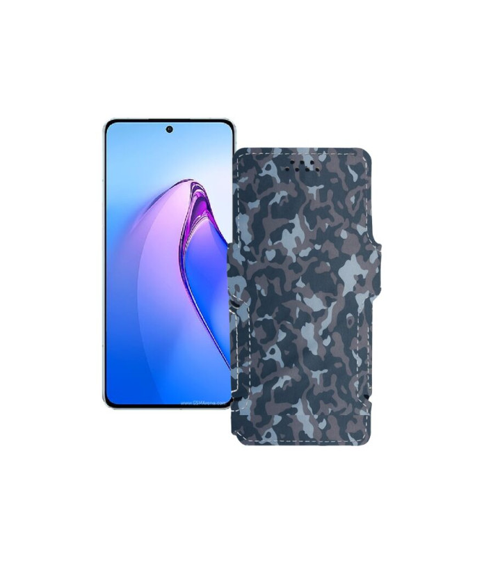 Чохол-книжка з екошкіри для телефону OPPO Reno 8 Pro