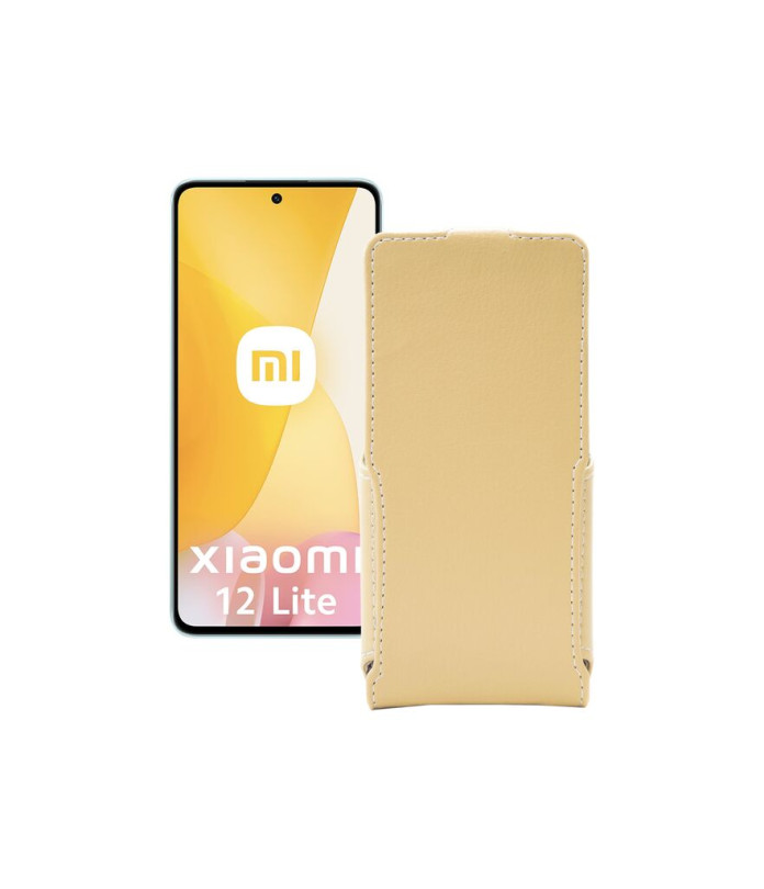 Чохол-флип з екошкіри для телефону Xiaomi 12 Lite