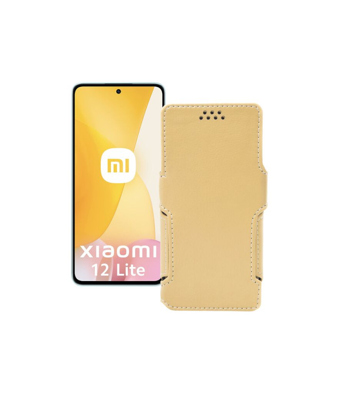 Чохол-книжка з екошкіри для телефону Xiaomi 12 Lite