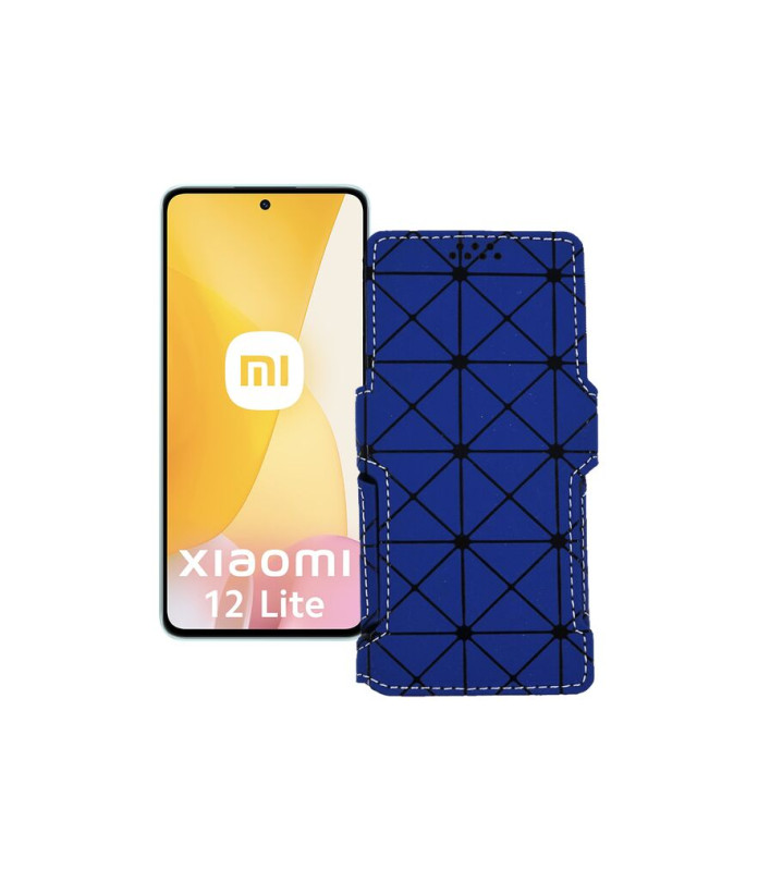 Чохол-книжка з екошкіри для телефону Xiaomi 12 Lite