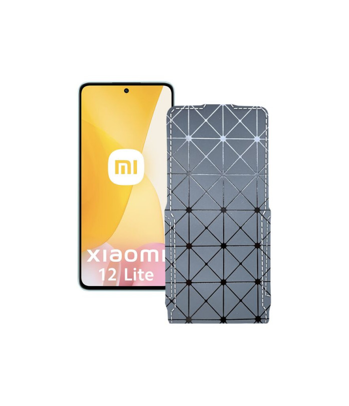 Чохол-флип з екошкіри для телефону Xiaomi 12 Lite