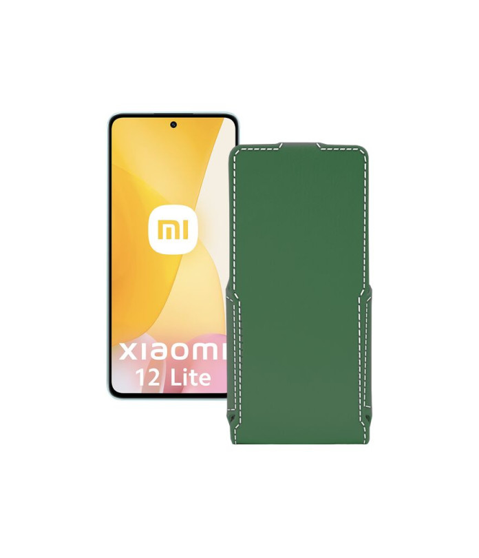 Чохол-флип з екошкіри для телефону Xiaomi 12 Lite