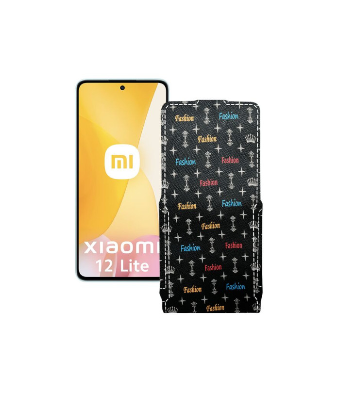 Чохол-флип з екошкіри для телефону Xiaomi 12 Lite