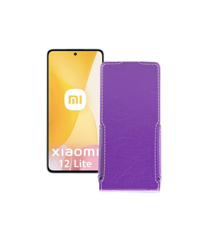 Чохол-флип з екошкіри для телефону Xiaomi 12 Lite