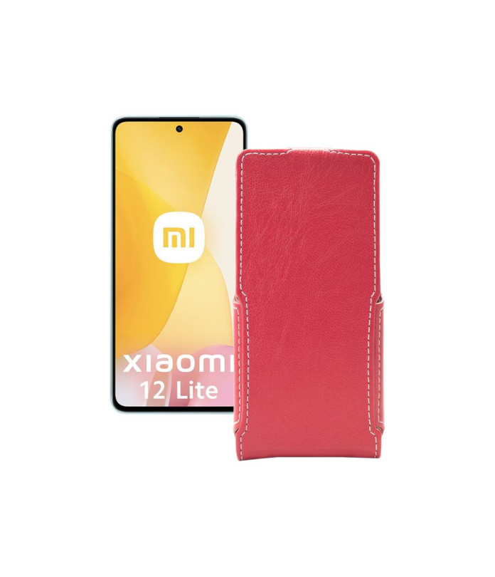 Чохол-флип з екошкіри для телефону Xiaomi 12 Lite