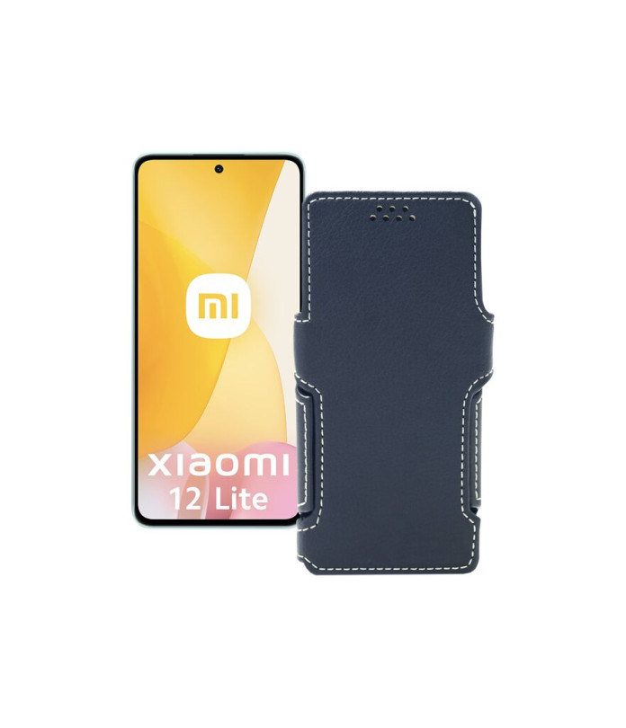 Чохол-книжка з екошкіри для телефону Xiaomi 12 Lite