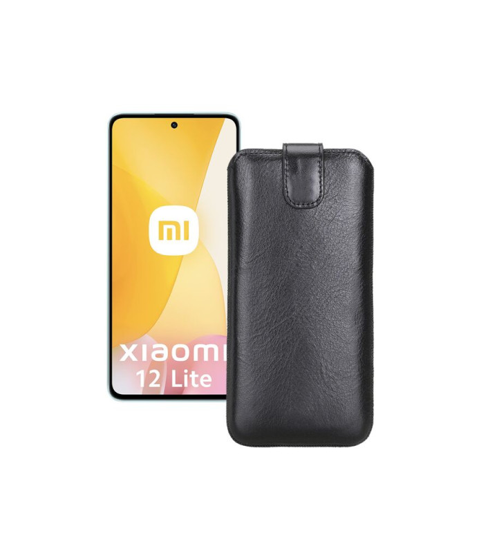 Витяжка з екошкіри для телефону Xiaomi 12 Lite