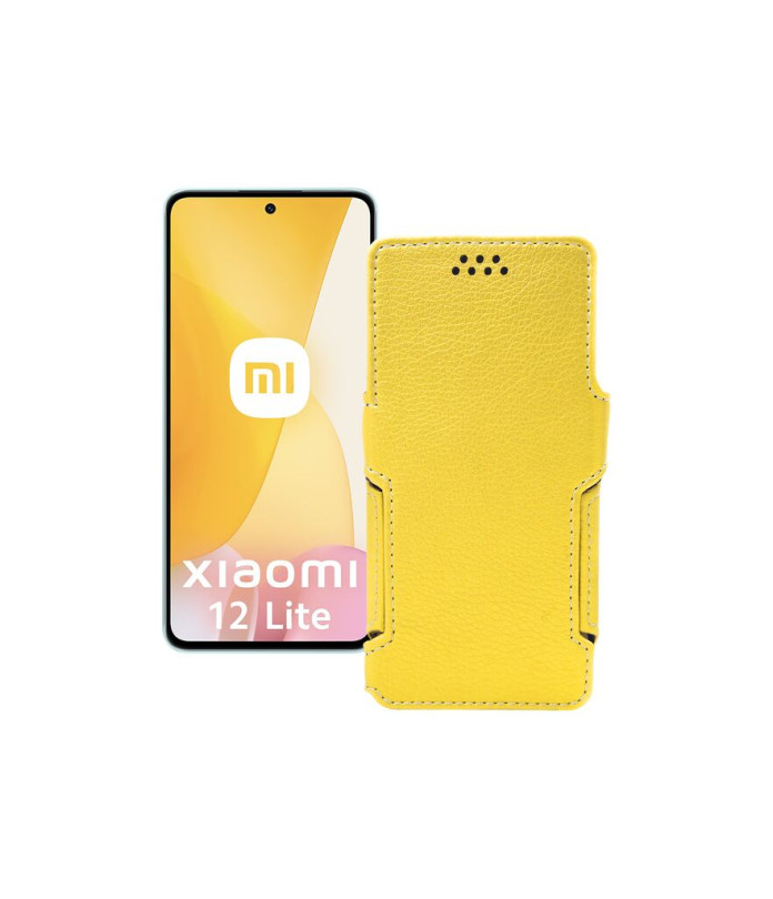 Чохол-книжка з екошкіри для телефону Xiaomi 12 Lite