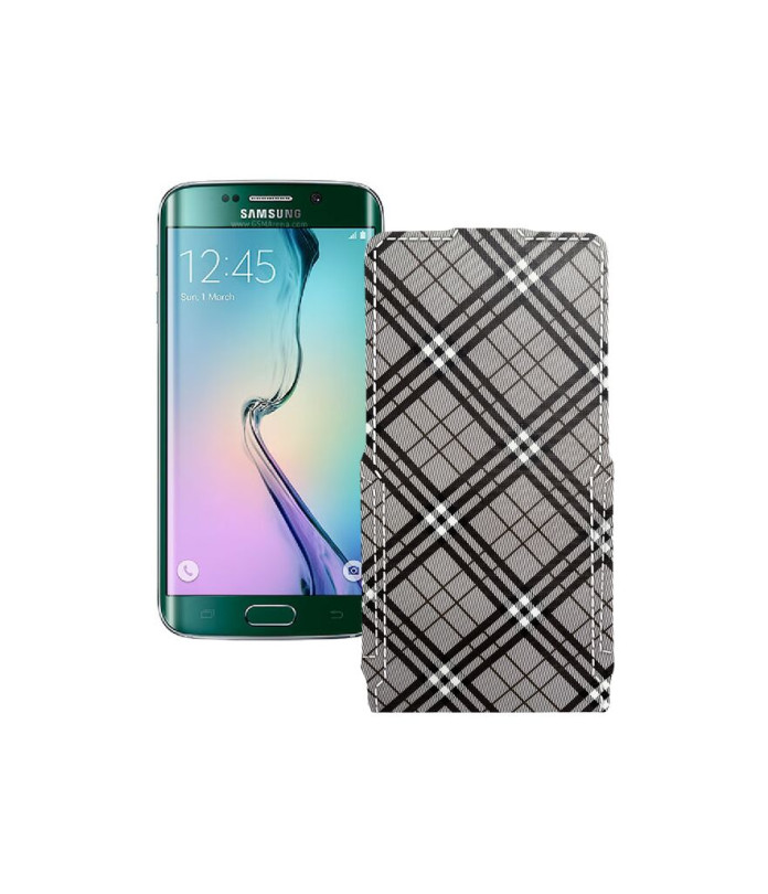 Чохол-флип з екошкіри для телефону Samsung Galaxy S6 Edge (G925)