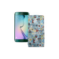 Чохол-флип з екошкіри для телефону Samsung Galaxy S6 Edge (G925)