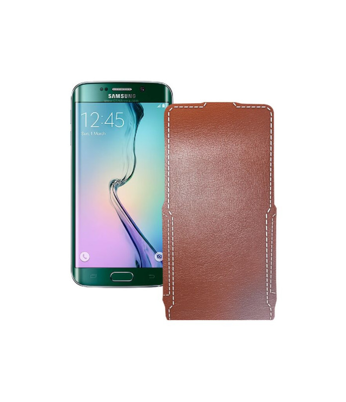 Чохол-флип з екошкіри для телефону Samsung Galaxy S6 Edge (G925)