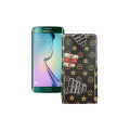 Чохол-флип з екошкіри для телефону Samsung Galaxy S6 Edge (G925)
