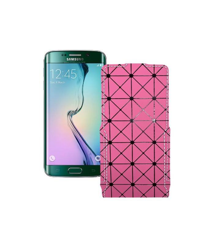 Чохол-флип з екошкіри для телефону Samsung Galaxy S6 Edge (G925)