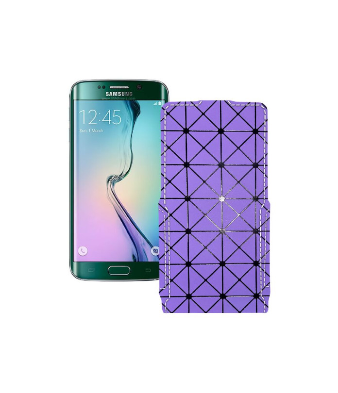 Чохол-флип з екошкіри для телефону Samsung Galaxy S6 Edge (G925)