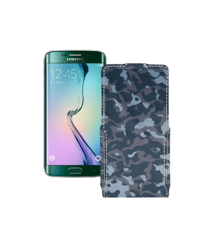 Чохол-флип з екошкіри для телефону Samsung Galaxy S6 Edge (G925)