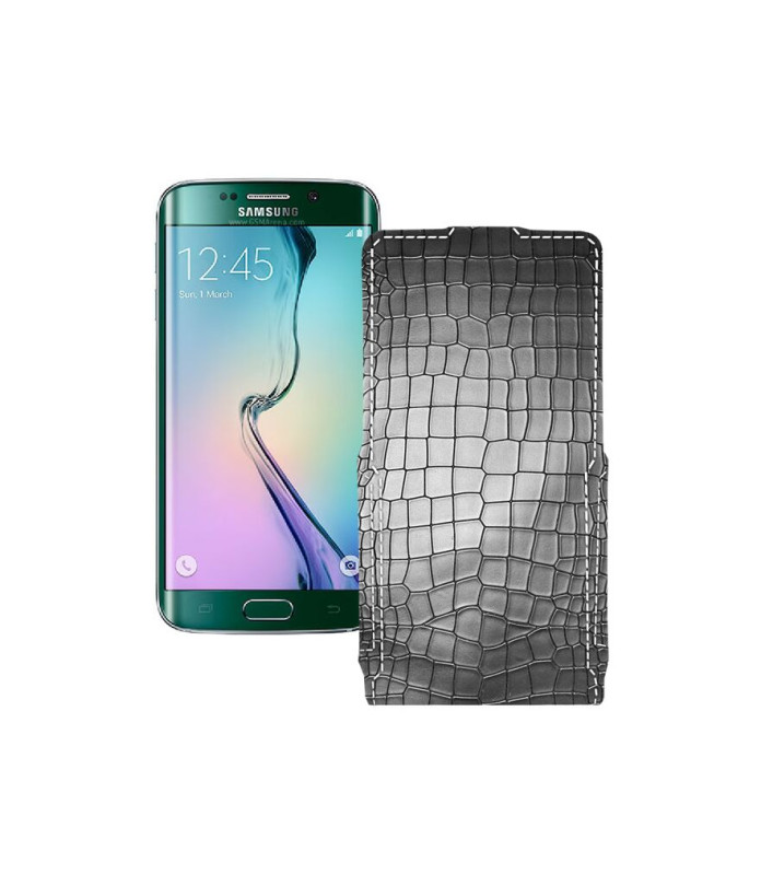 Чохол-флип з екошкіри для телефону Samsung Galaxy S6 Edge (G925)