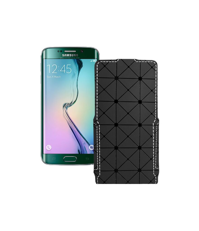 Чохол-флип з екошкіри для телефону Samsung Galaxy S6 Edge (G925)