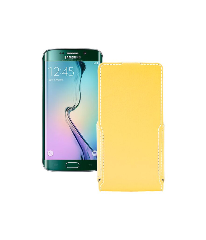 Чохол-флип з екошкіри для телефону Samsung Galaxy S6 Edge (G925)