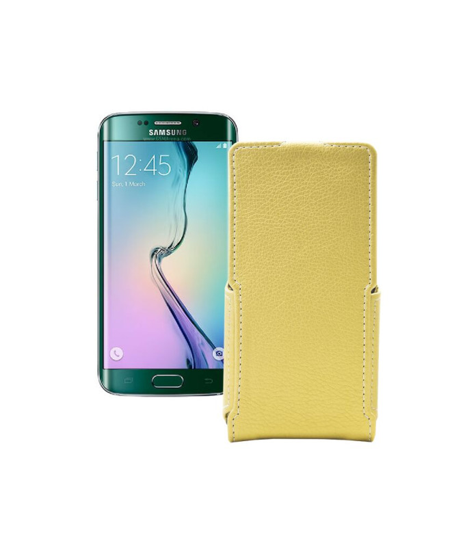 Чохол-флип з екошкіри для телефону Samsung Galaxy S6 Edge (G925)