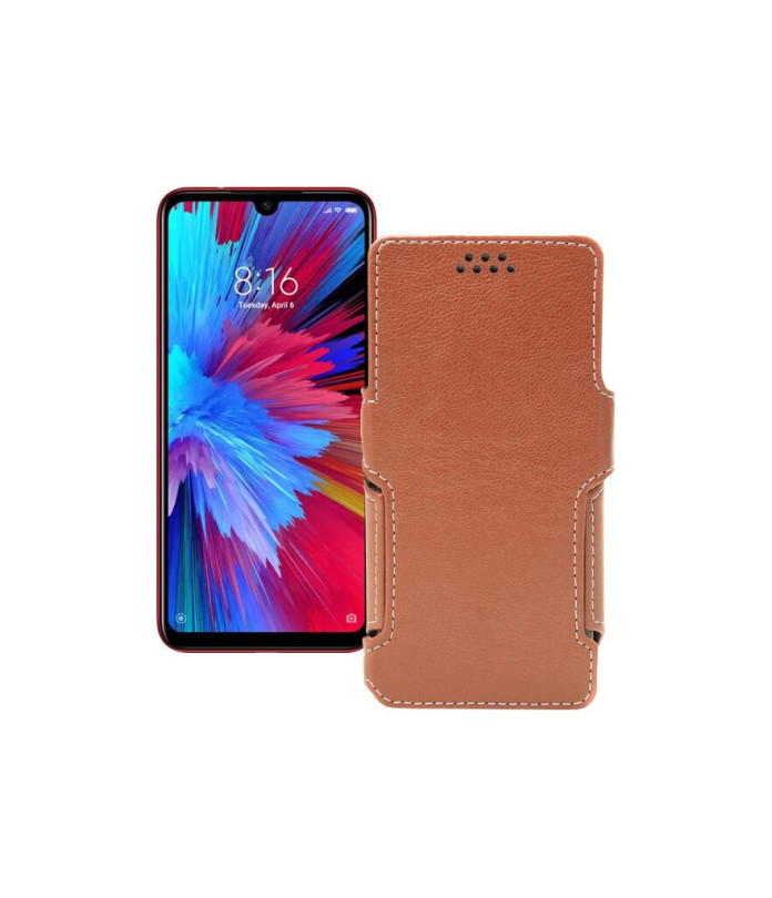 Чохол-книжка з екошкіри для телефону Xiaomi Redmi Note 7s