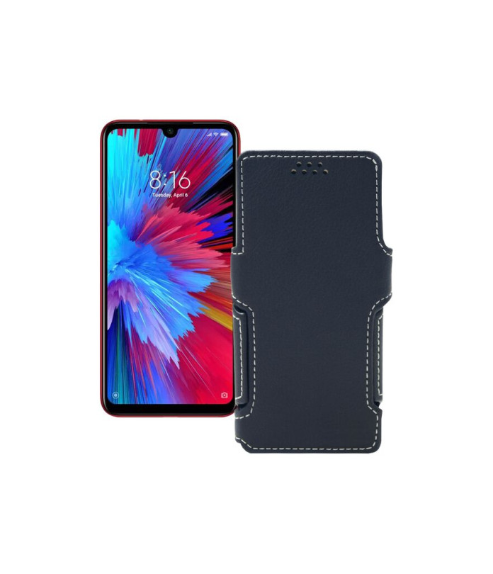 Чохол-книжка з екошкіри для телефону Xiaomi Redmi Note 7s