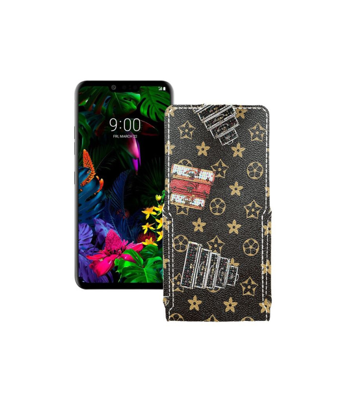 Чохол-флип з екошкіри для телефону LG G8 ThinQ