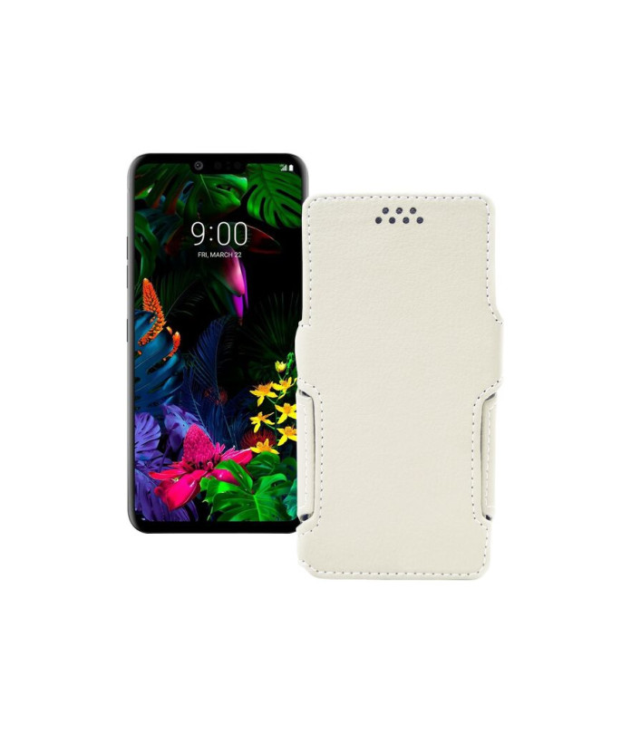 Чохол-книжка з екошкіри для телефону LG G8 ThinQ