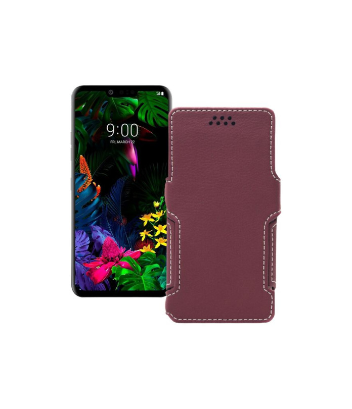 Чохол-книжка з екошкіри для телефону LG G8 ThinQ