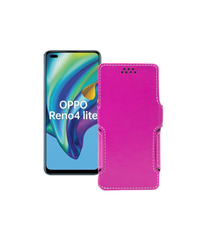 Чохол-книжка з екошкіри для телефону OPPO Reno 4 lite