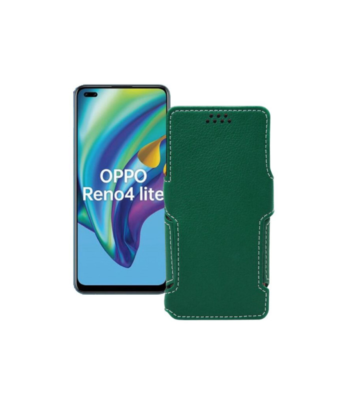 Чохол-книжка з екошкіри для телефону OPPO Reno 4 lite