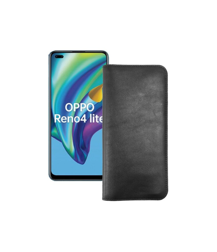 Портмоне з шкіри для телефону OPPO Reno 4 lite