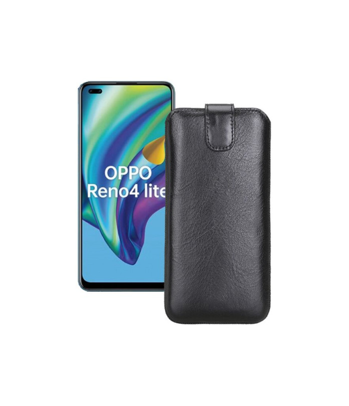 Витяжка з екошкіри для телефону OPPO Reno 4 lite