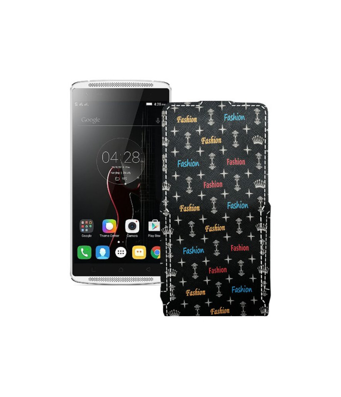 Чохол-флип з екошкіри для телефону Lenovo Vibe X3 lite