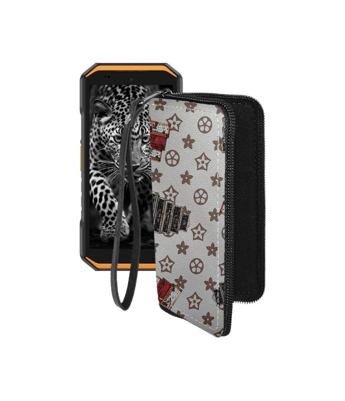 Чохол-гаманець з екошкіри для телефону Ulefone Armor X32