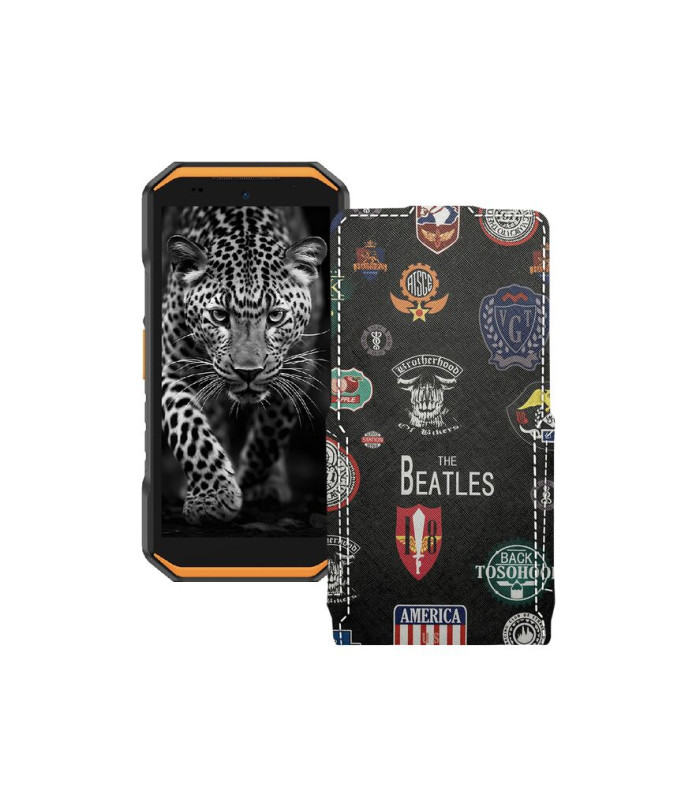 Чохол-флип з екошкіри для телефону Ulefone Armor X32